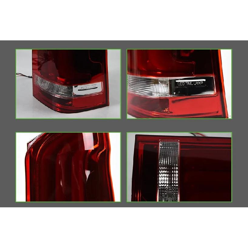 Pair Of Car Tail Light Assembly For Benz Vito V260 2016-2022 LED Brake Flowing Water Flicker Plug and Play Tail Lamps Taillights