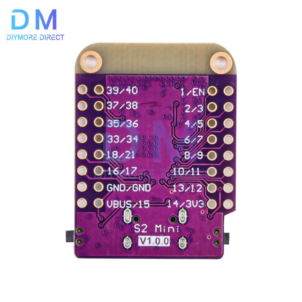 10 шт. ESP32 S2 Mini WiFi плата на базе ESP32-S2FN4R2 ESP32-S2 4 МБ Flash Type-C Connect Совместимо с MicroPython