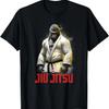 Футболка с принтом Горилла Джиу-джитсу Черный пояс Боевые искусства BJJ MMA Грэпплинг