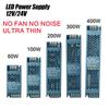 60 Вт 100 Вт 200 Вт 300 Вт 400 Вт DC 12 В/24 В Ультратонкий Адаптер Питания Драйвер Светодиодной Ленты Выключатель Лампа 5A 12A Трансформатор Освещения