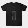 Asian Size Men Print T-shirt Highlander - There Can Be Only One - Kurgan Sword No-Cut Heat Transfer Print Cotton Tshirt
