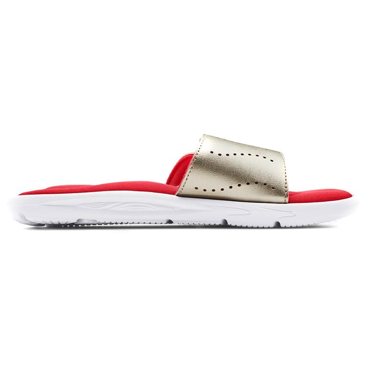 Under Armour Кроссовки женские Ignite 9 Slide White Metallic Faded Gold 3022717-108