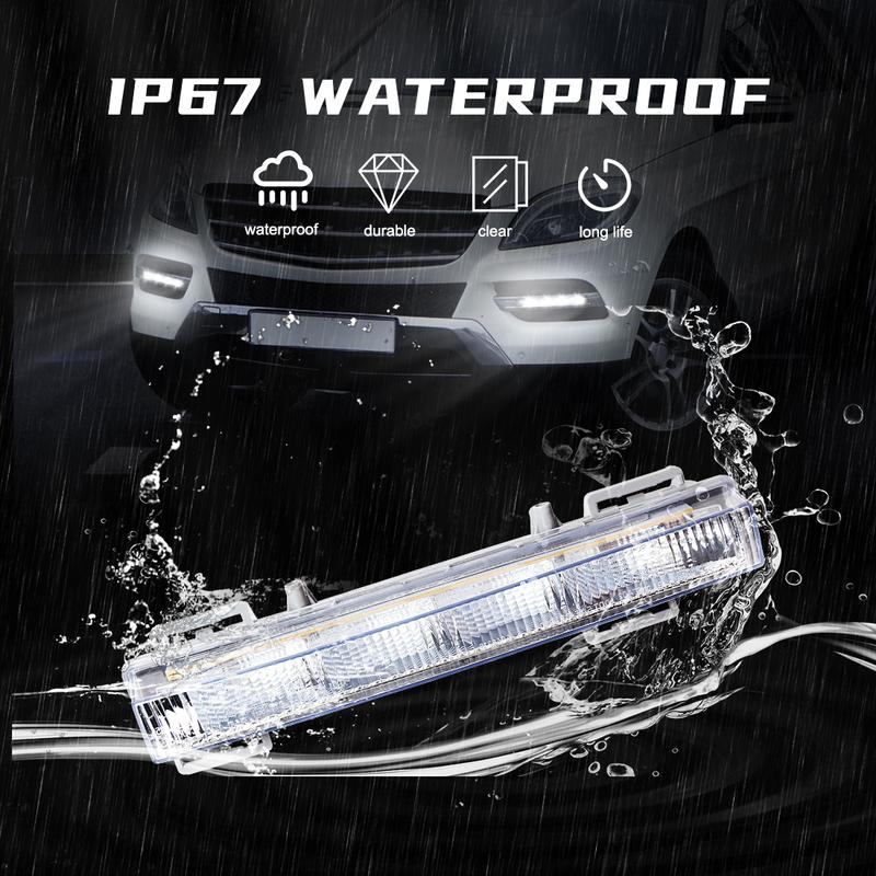 2 шт. Дневные ходовые огни для Mercedes Benz W166 ML350 ML400 X204 GLK350 DRL Фара Противотуманная фара 2049065401 2049065501