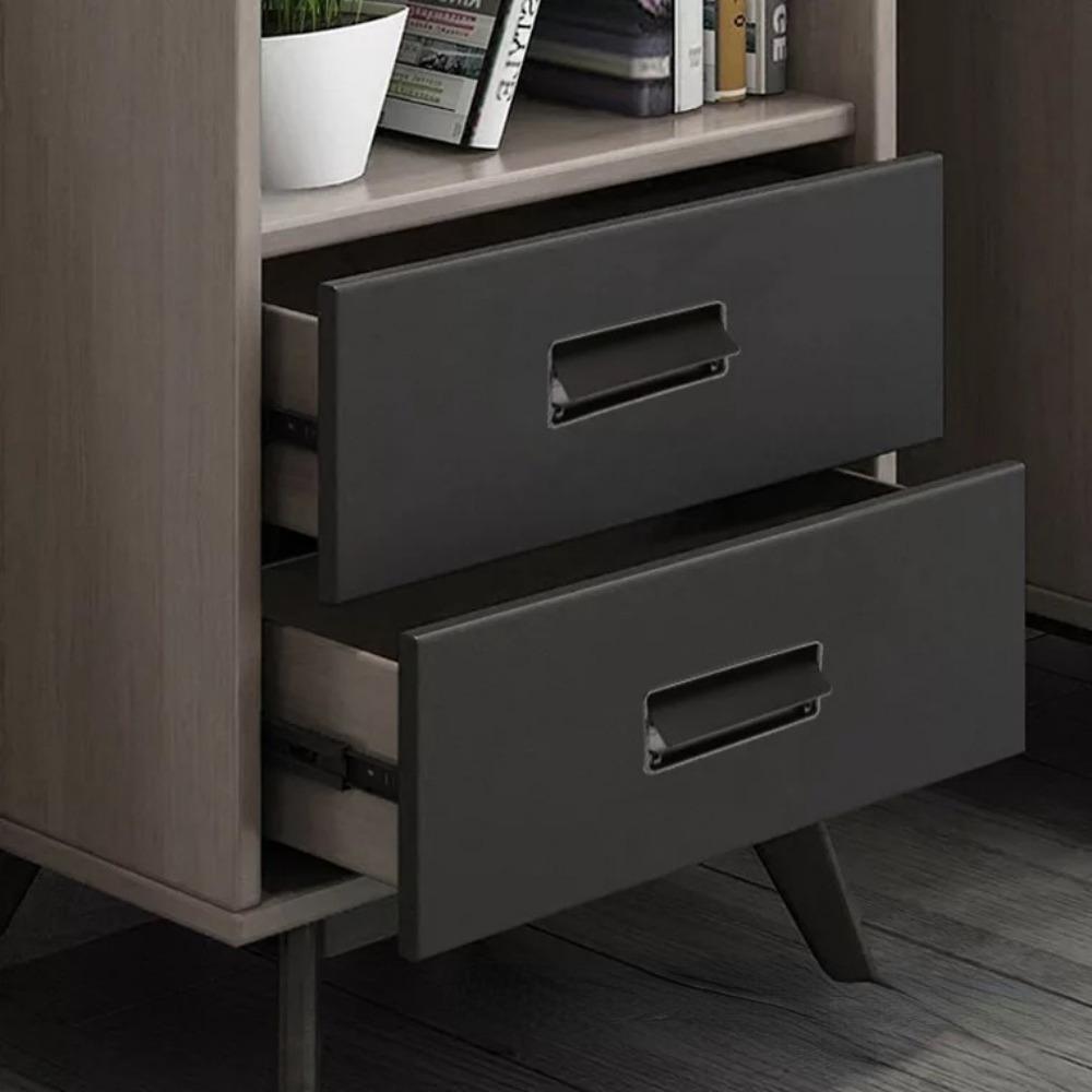 European Light Luxury Drawer Handle Modern Cabinet Door Embedded Hidden Spring Invisible Flap