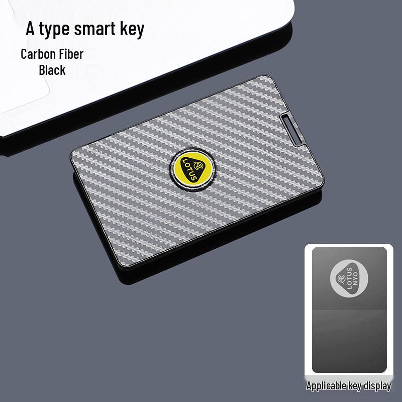 Держатель для карт NFC с цветочным узором Lotus ELETRE/EMEYA Чехол для автомобильного ключа из углеродного волокна