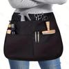56*40 см Половина фартука для парикмахера с регулируемым ремнем на 5 карманов, водонепроницаемый, профессиональный, для хранения инструментов парикмахера