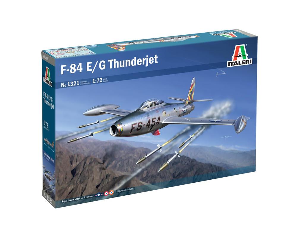 Пластиковая модель American Thunderjet Italeri Масштаб 1/72 F-84G Набор IT1321 (Самолет)