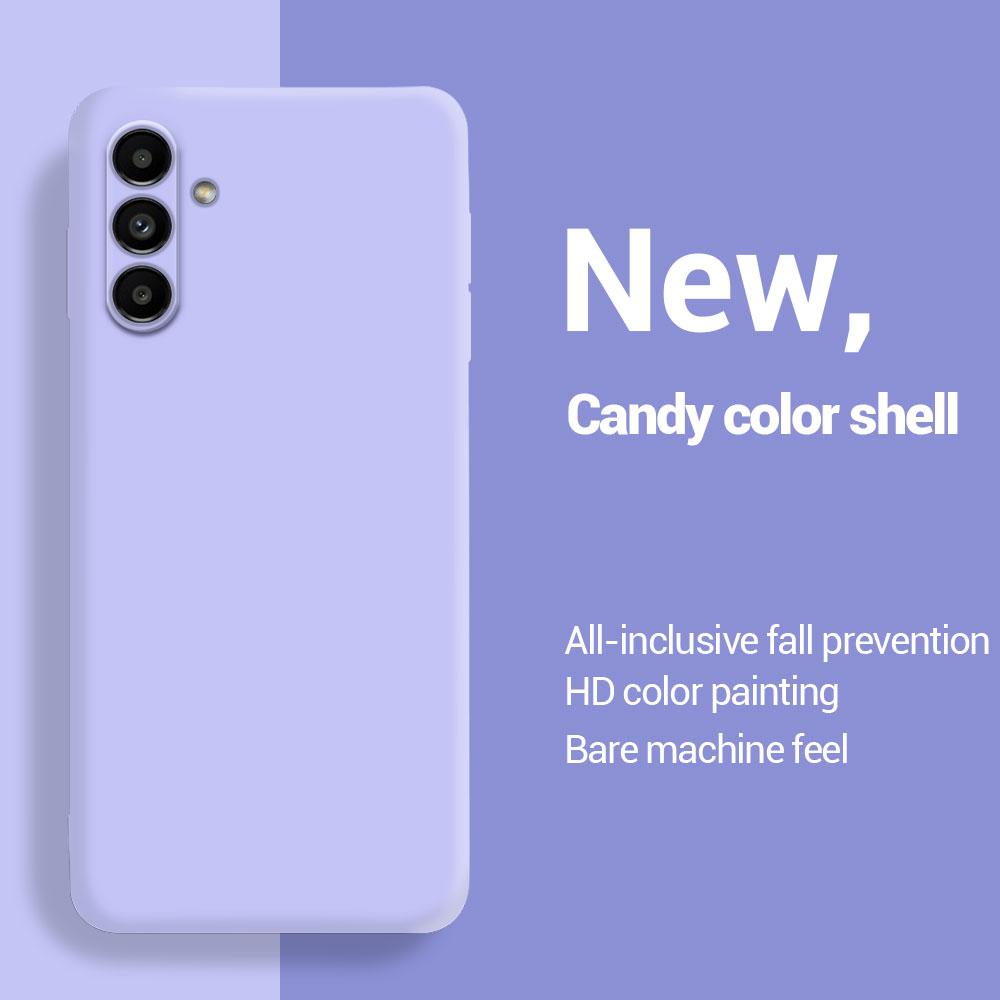 Жидкий мягкий силиконовый TPU чехол для Samsung Galaxy S20 S21 S22 S23 S24 S25 Plus Note 20 Ultra S21 FE 5G Задняя крышка Fundas