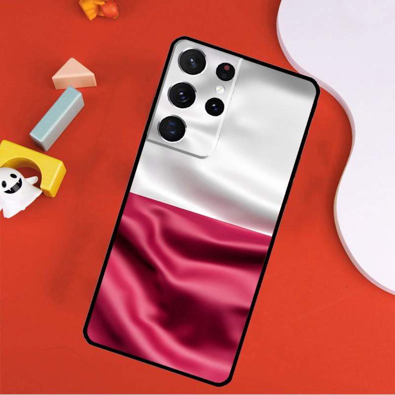 Poland Flag Phone Case For Samsung Galaxy S24 Ultra S25 Ultra S9 S10 S20 S21 S22 S23 Plus S24 FE Cover