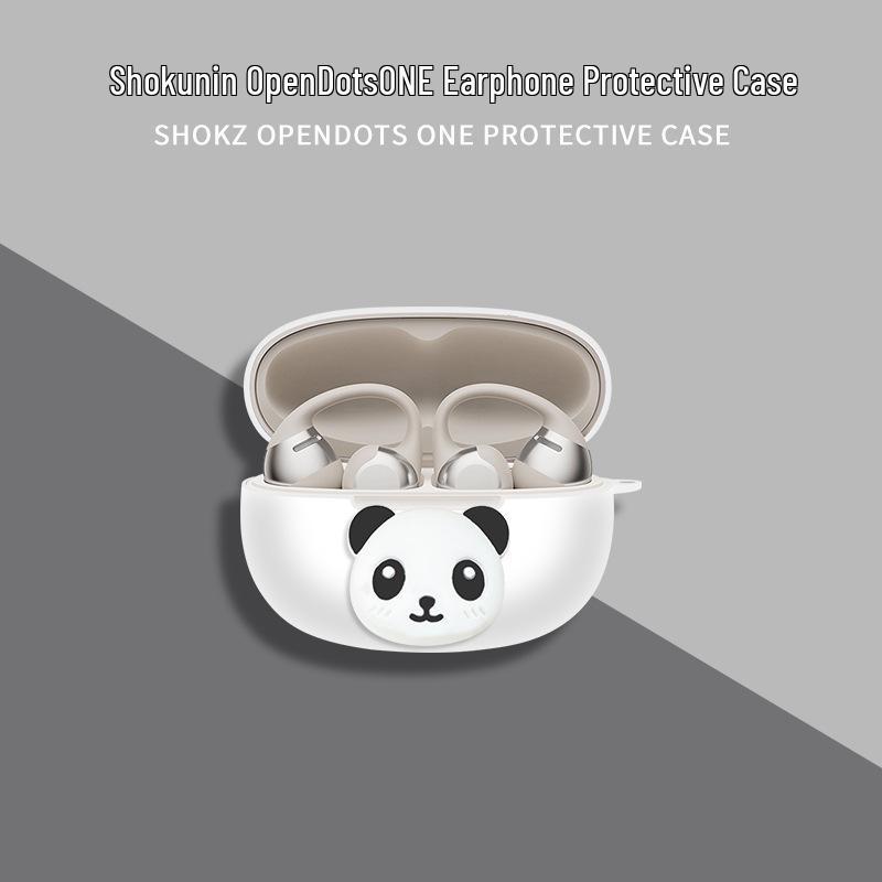 Applicable Shokz OpenDots ONE Bluetooth Earbuds Case with Shokz E310 Dynamic Titanium Ring Protective Shell