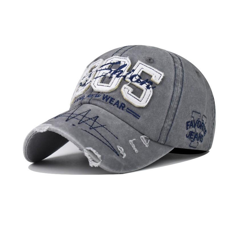 Embroidered Letter Baseball Cap Cotton Adjustable Hat Men Women Outdoor Casual Fall Winter