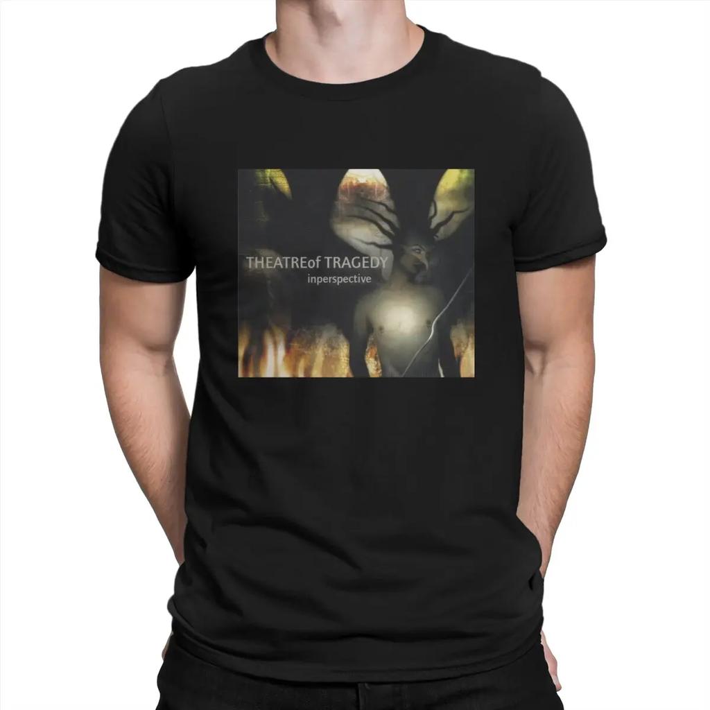 Inperspective Rock T Shirt Theatre Of Tragedy Music 100% Cotton Clothes Leisure Short Sleeve Round Collar Tees Original Unisex