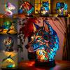 Metal Bebetter Flat Tabletop Decoration Home Animals Table Lamp Supplies Series