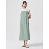 8SECONDS Sleeveless Long Dress Khaki (324771Ly5H)