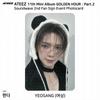 ATEEZ Golden Hour Часть 2 2nd Fan Sign Event Фотокарточка Soundwave