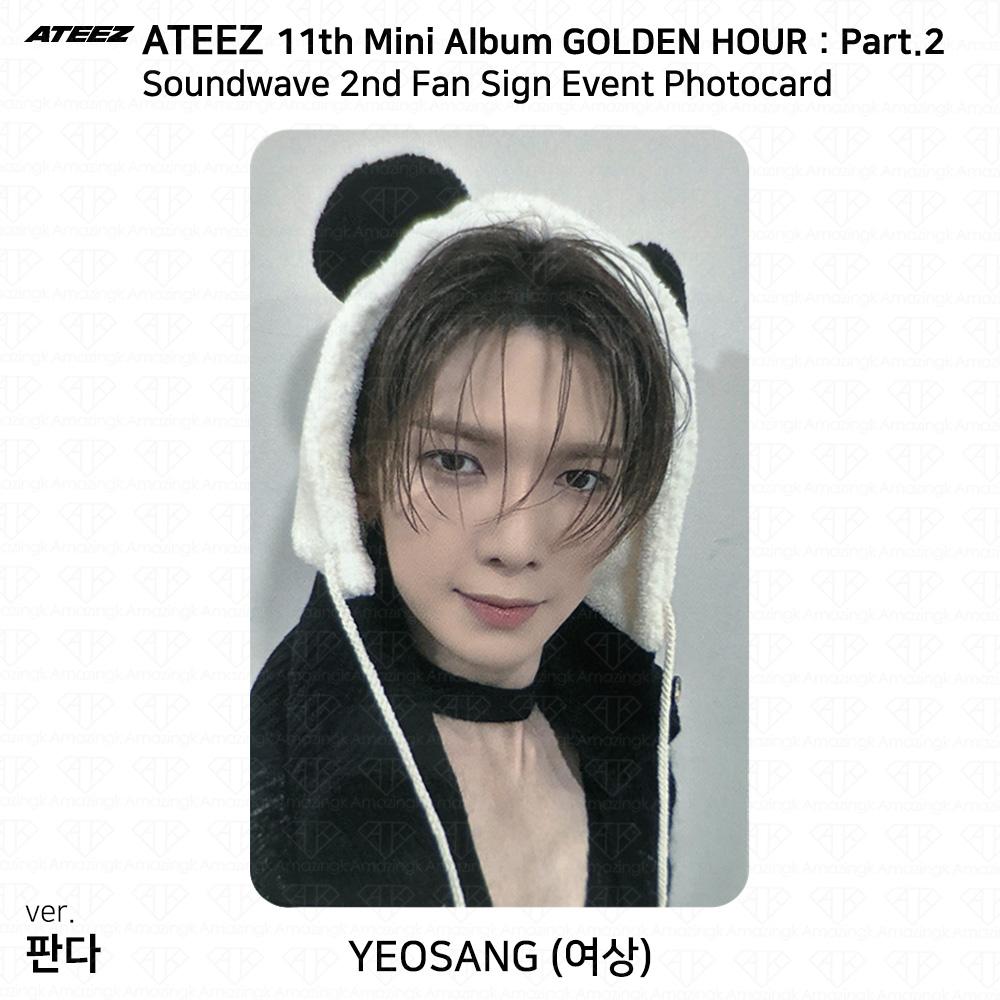 ATEEZ Golden Hour Часть 2 2nd Fan Sign Event Фотокарточка Soundwave