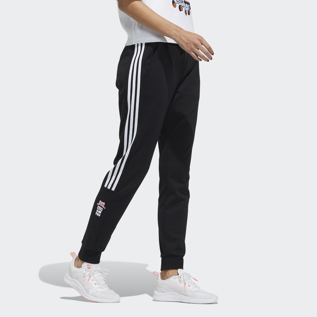 Adidas Neo Tapered Cuff Track Pants Women Bottoms Black GP5421