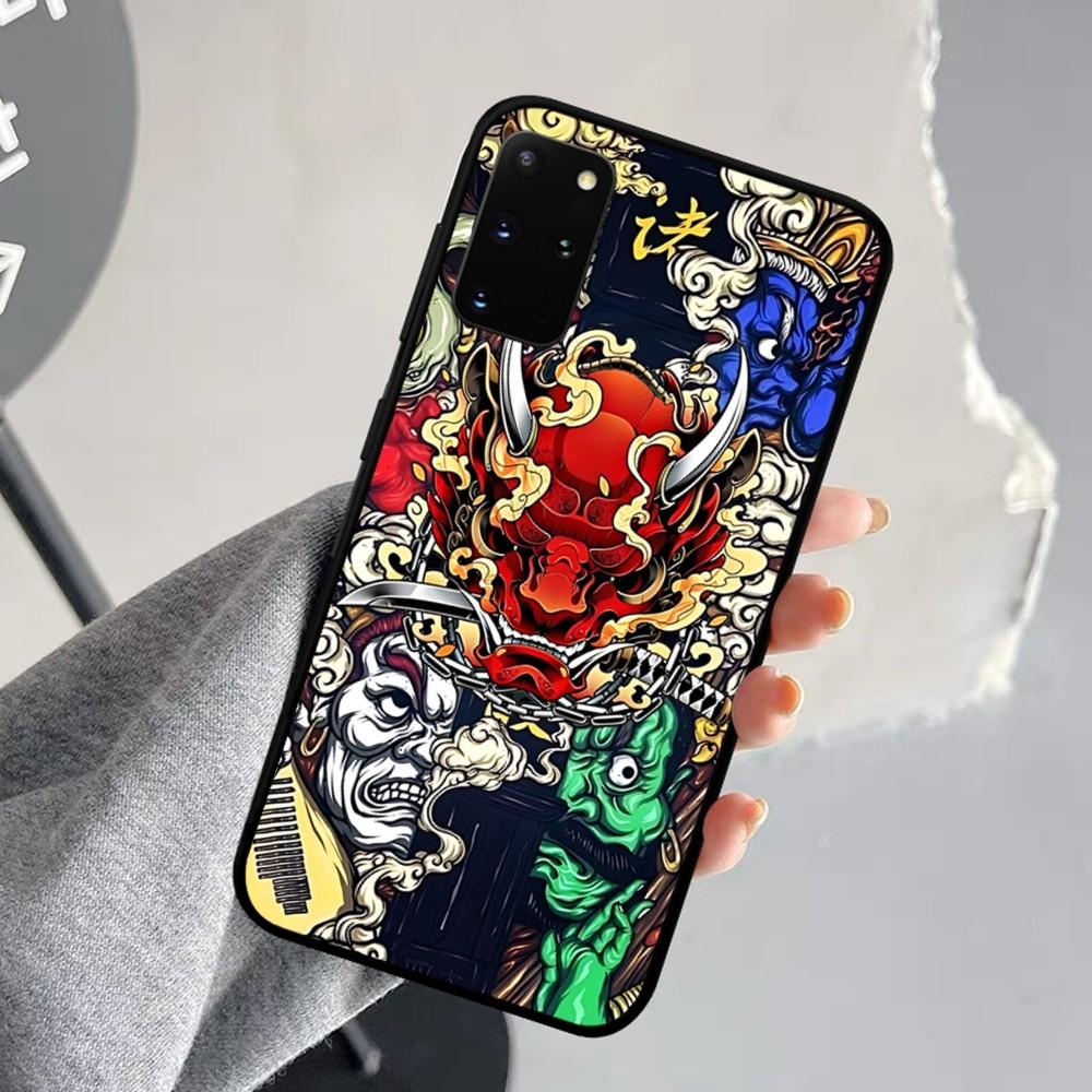 Чехол для телефона Самурайская маска Они для Samsung S 9 10 20 21 22 23 30 23 24 Plus Lite Ultra FE S10lite Fundas