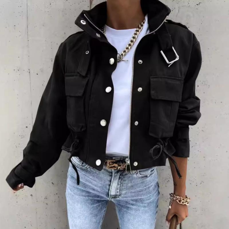 Tooxika Новая рабочая одежда Короткое пальто Повседневная печатная короткая куртка для женщин