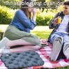 Inflatable Seat Cushion Waterproof Wear-Resistant Quick Inflate Deflate Comfortable Air Support Airplane Car Seat Pad