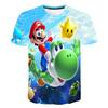MINISO Child Game Super Mario Bros T Shirt Kids Boy Cartoon Clothes Tops Tees Boys T-shirt Luigi Mario T-shirts Children's Short Sleeve
