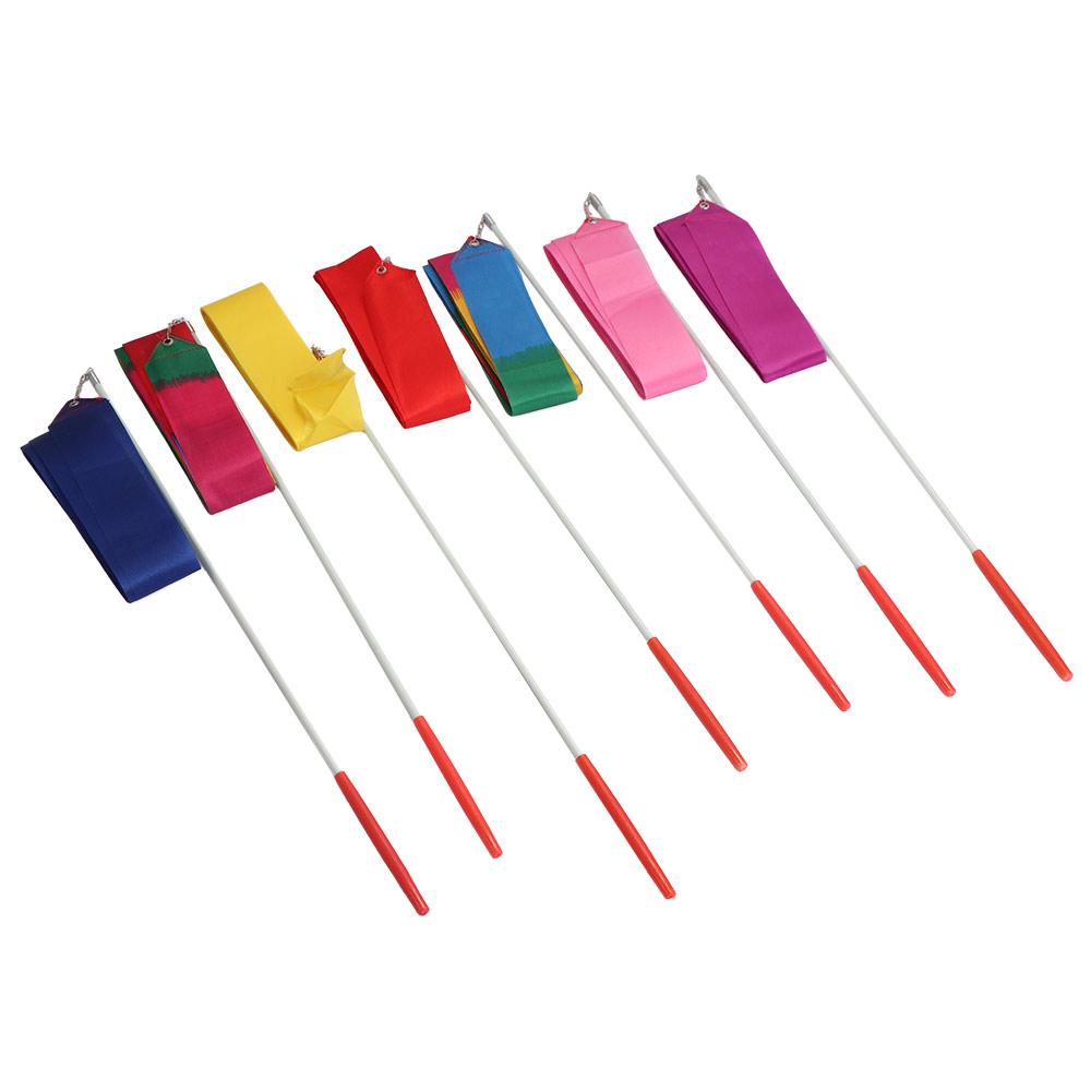 Twirling Rod Art Gymnastic Professional 4M Props Dance Stick Ballet Streamer Gymnastics Ribbons