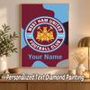 West Ham United FC Custom Name Text 5D Diamond Painting Kit DIY Full Drill Diamond Art Decoration