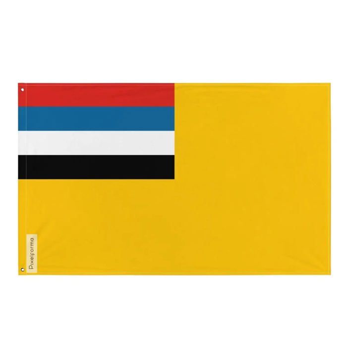Drapeau - Mandchoukouo - 192 X 288 Cm - Polyester - Impression Recto/verso - Œillets En Fer