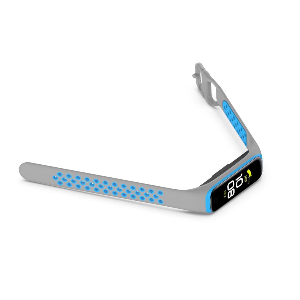 Sport Double Color Watchband Replacement Strap Silicone Bracelet