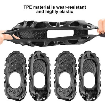 Кошки для ледового сцепления 30 шипов Шипы для ходьбы по снегу Противоскользящие шипы для ботинок Захваты для зимнего похода Скалолазание Подледная рыбалка