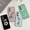 Cartoon Schnauzer Dog Case For OPPO Reno 5 Lite 8 4 6 7 10 Pro 4Z 5Z 8T OPPO Find X6 X5 Pro X2 Neo X3 Lite Cover