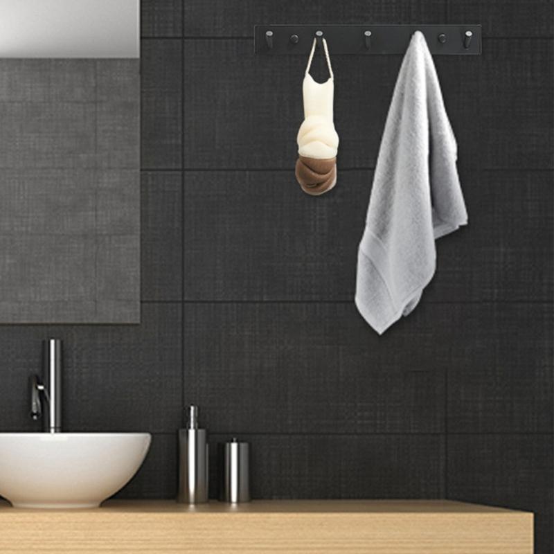 Дизайнерская вешалка для одежды без сверления с различными крючками для легкой установки и для большинства интерьеров