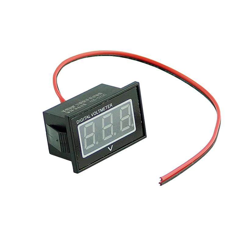 10PCS/lots DC2.5-30V Digital Digital Display Voltmeter/Reverse Connection Protection V40D Full Waterproof/Two-Wire