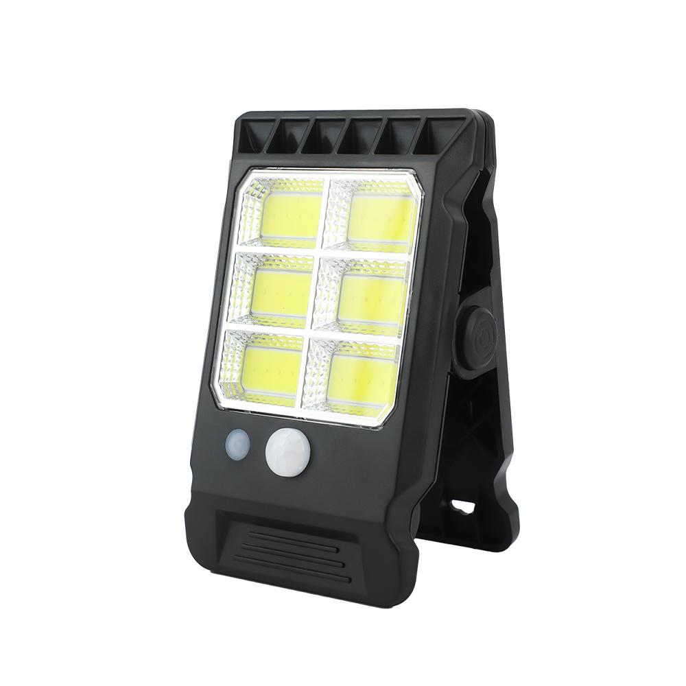 Outdoor Solar Motion Sensor Light High-Brightness LED Bulbs Clip-On/Wall-Mount Dual-Use Ideal for Courtyards and Gardens