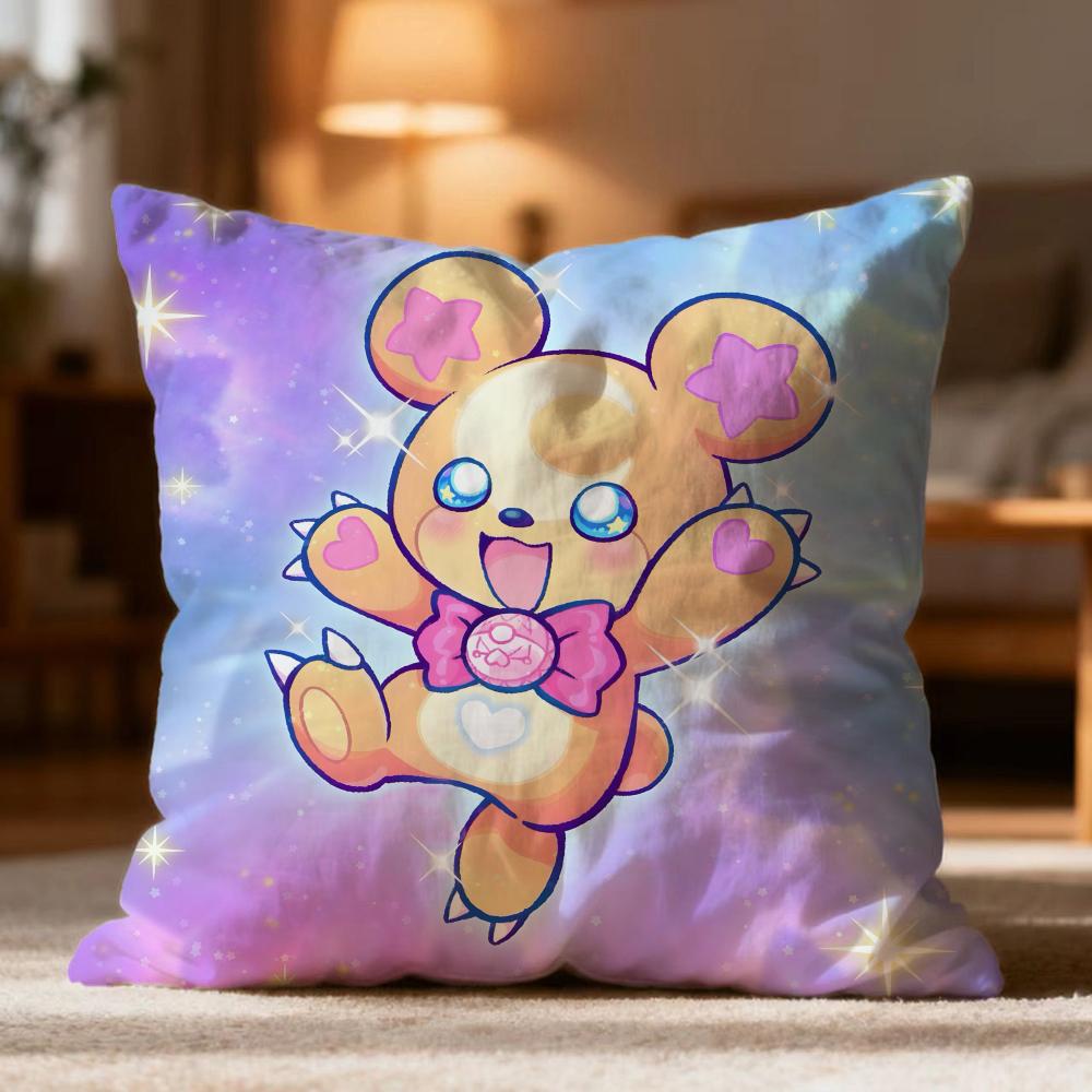 Popular MMofurunew Cushion Cover Soft Washable Pillow Case Multi-Scene for Couch Bed Travel Office Use