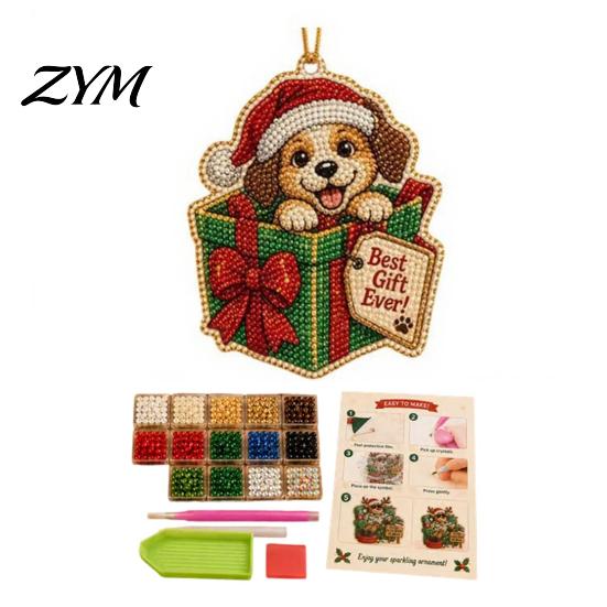 Craft Kits for Adults Teens Christmas Hanging Faux Pearl Art Kit Adult, DIY Bead Crafting Supplies Painting Ornament, Handmade Holiday Set Tree