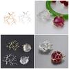 5 Piece Copper Plating Silver/Gold Branch Blank Base Necklace Pendants for DIY Jewelry Making Trendy Jewelry Charm
