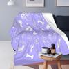 Herb Witch Black And White Nikury  Blanket Flannel Sofa Throw Blanket Super Soft for Couch Bedding Travel Throws Bedspread Quilt