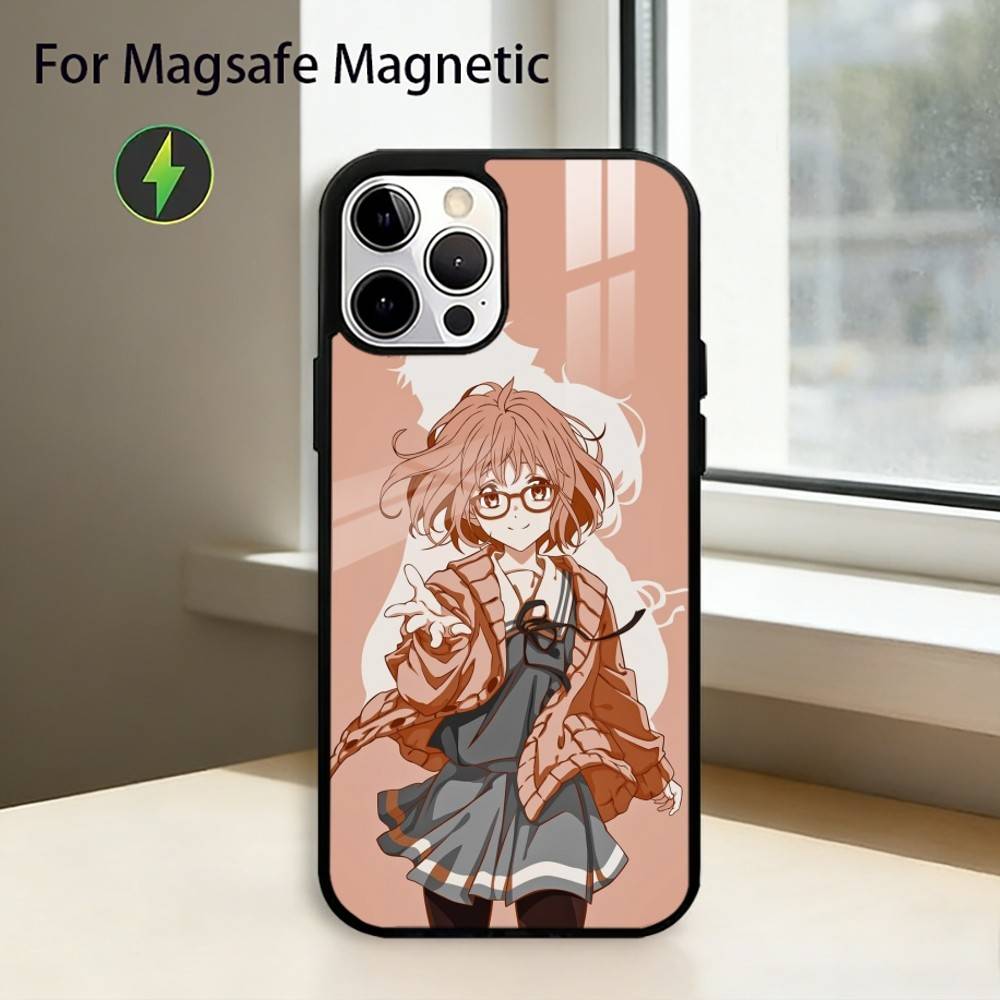 Чехол для телефона Аниме За гранью Для iPhone17,16,15,14,13,12,11 Plus,Pro Магнитный Для Magsafe Беспроводная зарядка