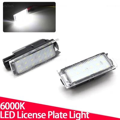 2x Canbus светодиодный светильник номерного знака для Renault Megane 3 Clio Laguna 2 Megane 3 Twingo Master Vel Satis