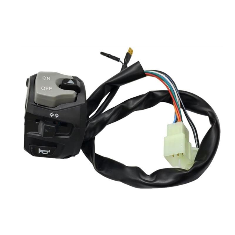 Motorcycle Multifunctional Handlebar Switch Easy to Install Motorcycle Switch Assembly Motorcycle Accessories for Bike 
