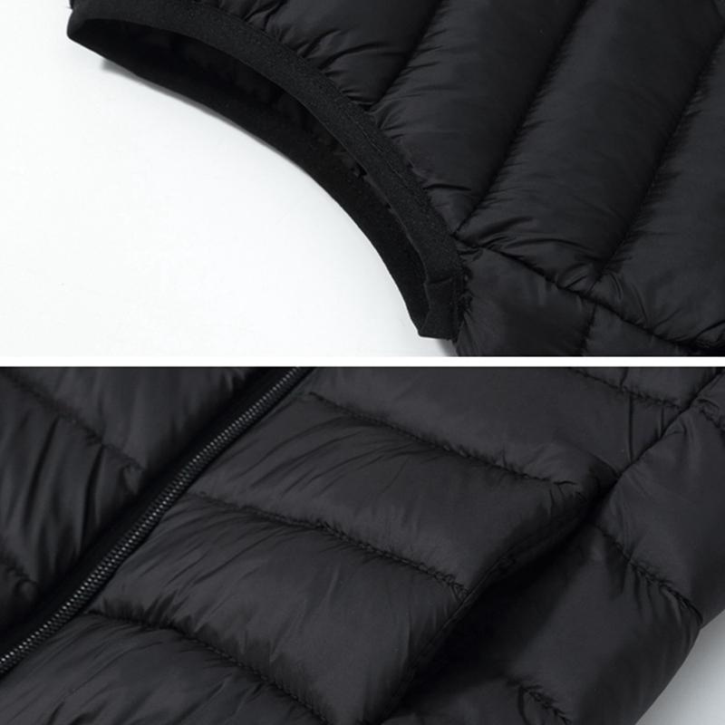 3-10 Years Kids Sleeveless Down Jackets Winter Warm Zipper Vest