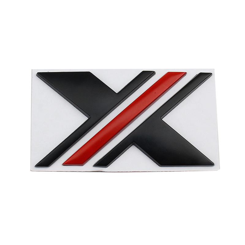 Car Modification MG6X-POWER Car Logo X Logo Metal Body Side Standard Installation Suitable for MG 6/5