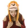 Neck Warmer Plush Moving Hat Animal Animal Hat Headgear Bomber Hat Animal Earflap Hat  Christmas