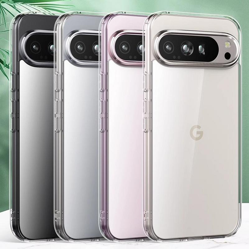 Простой мягкий силиконовый чехол для Google Pixel 9 Pro XL 8A 7A 6 Pro тонкий прозрачный TPU противоударный прозрачный чехол для телефона