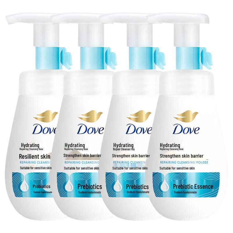 Dove Hydrating Cleansing Foam 4-Pack