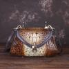 Crocodile Pattern Shoulder Bags Cowhide Women's Crossbody Bag Vintage Design Brand Fashion Tote Bag Genuine Leather Handbags