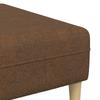Living Room Sofa 3 pcs Brown