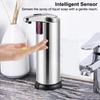 Stainless Steel Automatic Soap Dispenser Electric Foam Soap Machine  Bathroom
