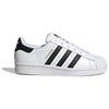 Adidas Кроссовки Superstar Cloud White Core Black Gold GS FU7712